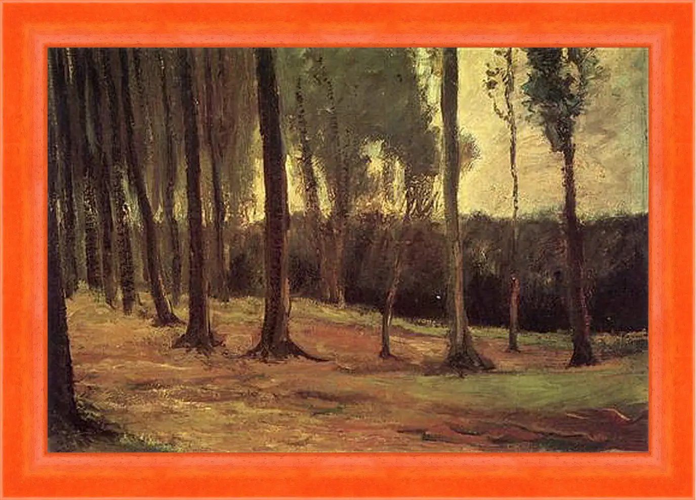 Картина в раме - Edge of a Wood. Винсент Ван Гог