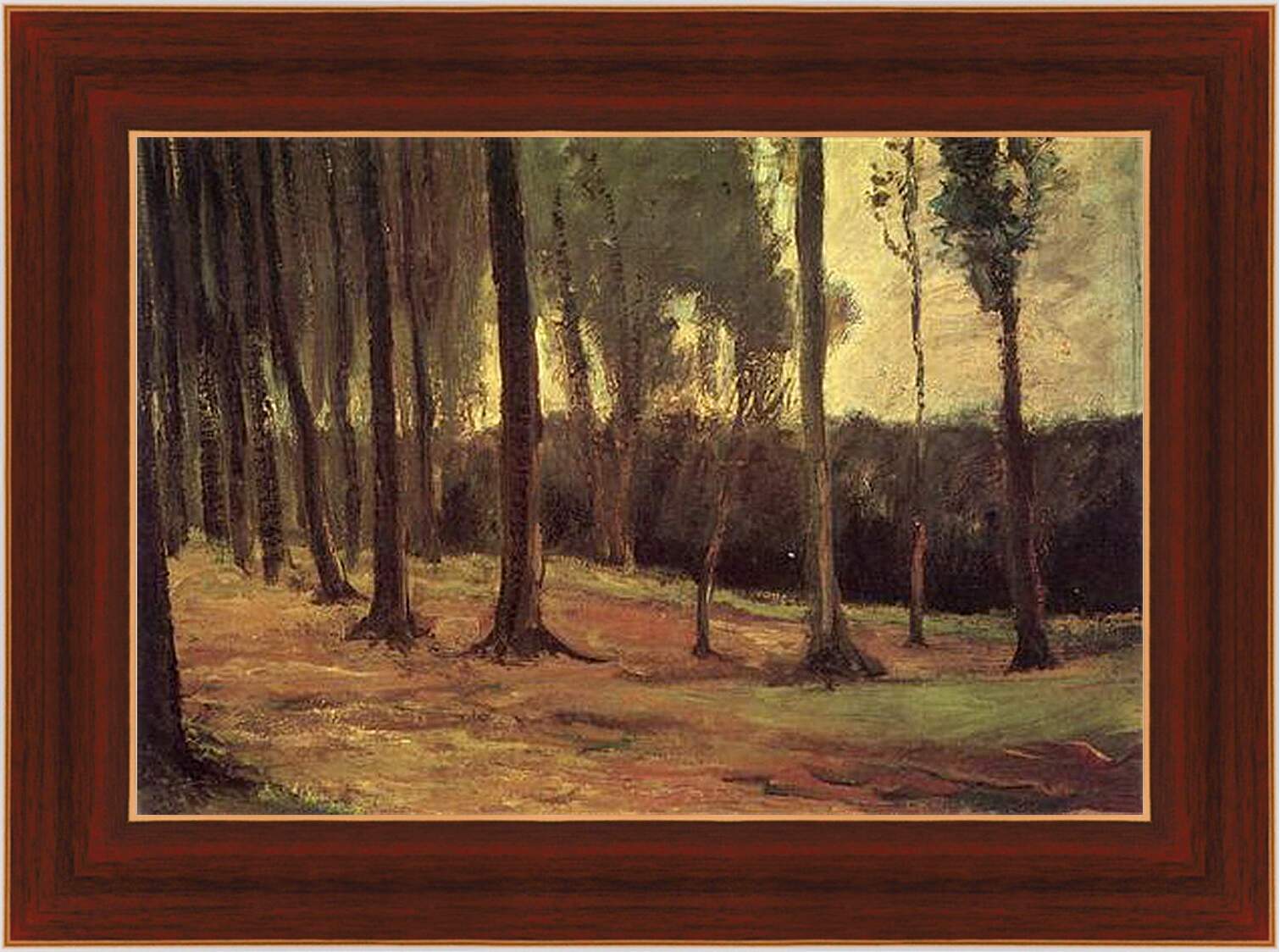 Картина в раме - Edge of a Wood. Винсент Ван Гог