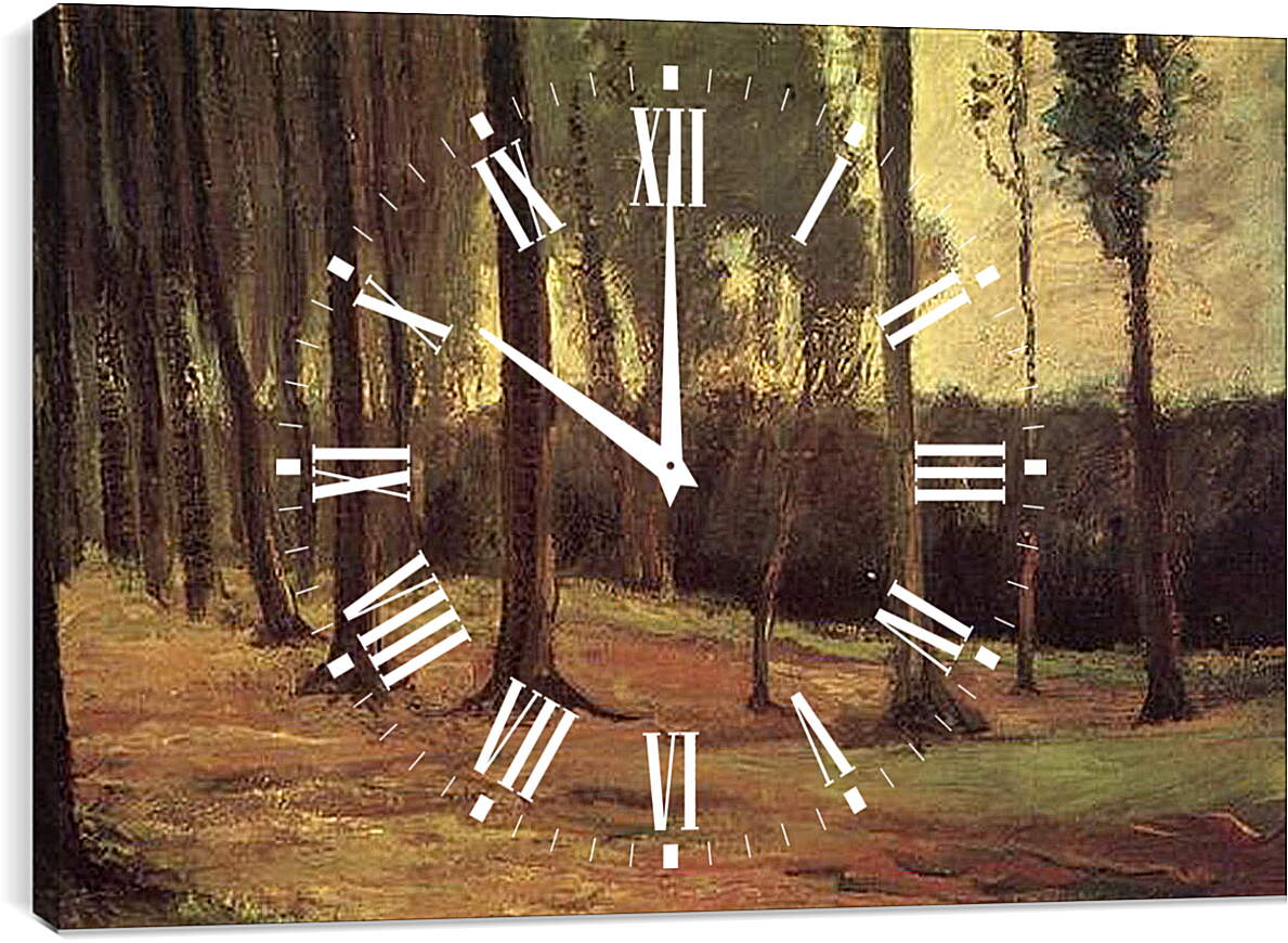 Часы картина - Edge of a Wood. Винсент Ван Гог