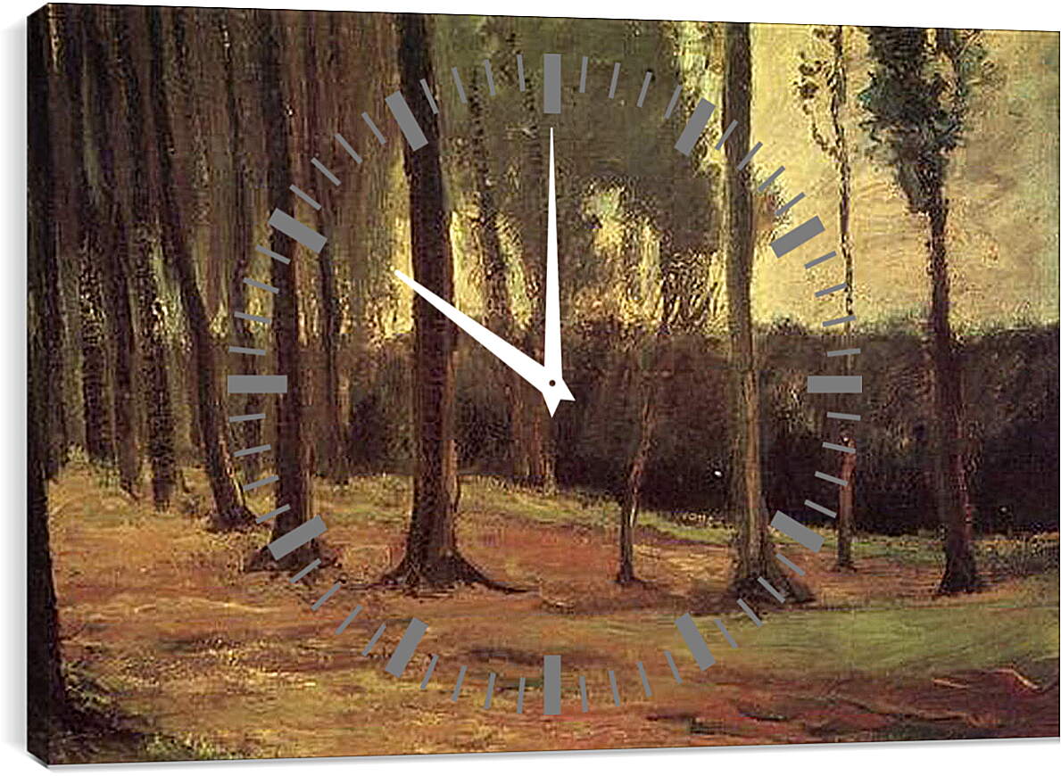 Часы картина - Edge of a Wood. Винсент Ван Гог