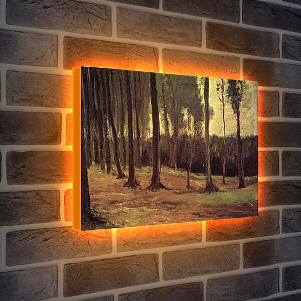 Лайтбокс световая панель - Edge of a Wood. Винсент Ван Гог