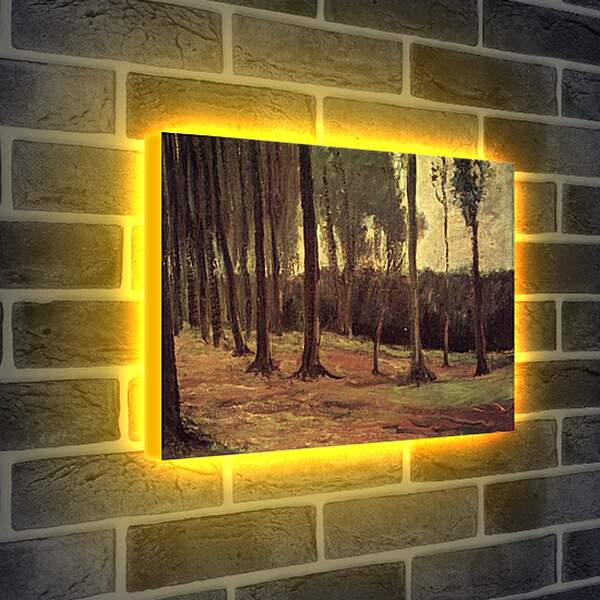 Лайтбокс световая панель - Edge of a Wood. Винсент Ван Гог