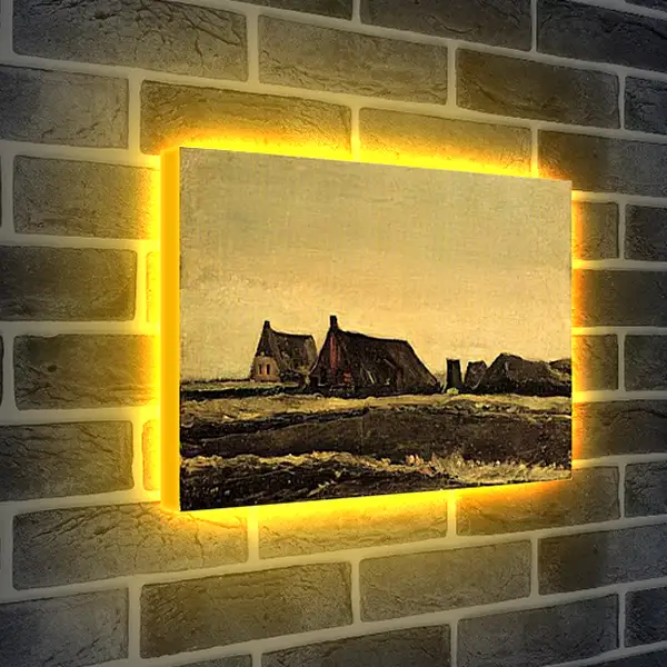 Лайтбокс световая панель - Cottages. Винсент Ван Гог