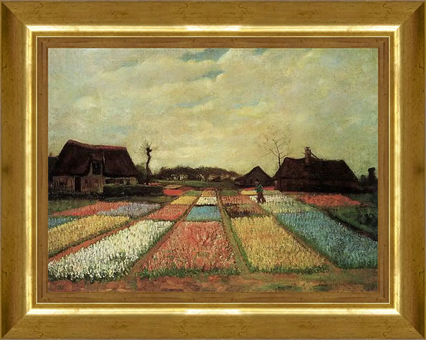 Картина в раме - Bulb Fields. Винсент Ван Гог