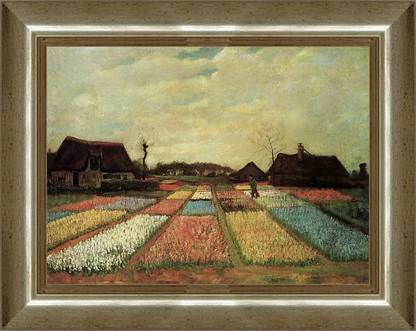 Картина в раме - Bulb Fields. Винсент Ван Гог