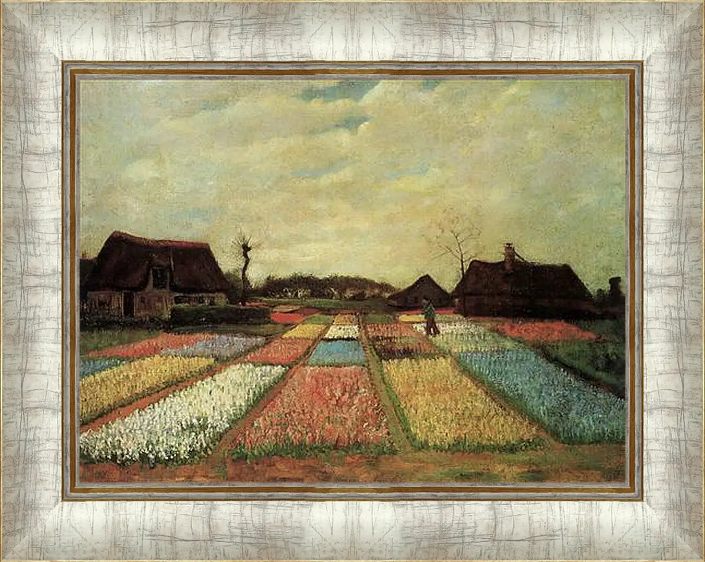 Картина в раме - Bulb Fields. Винсент Ван Гог