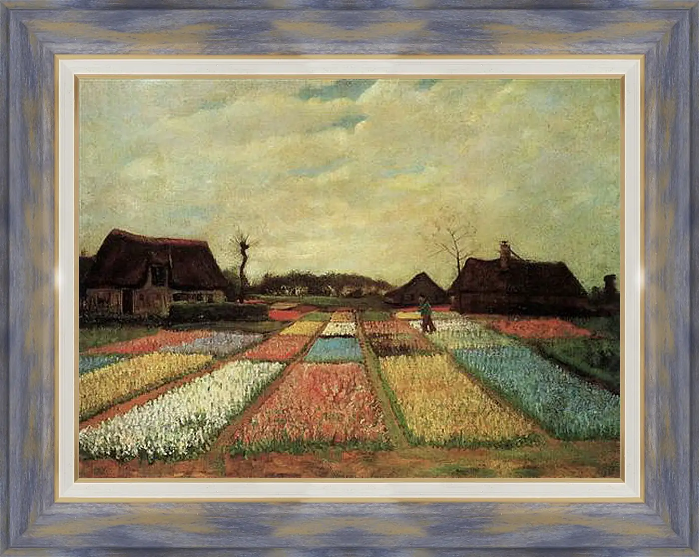 Картина в раме - Bulb Fields. Винсент Ван Гог