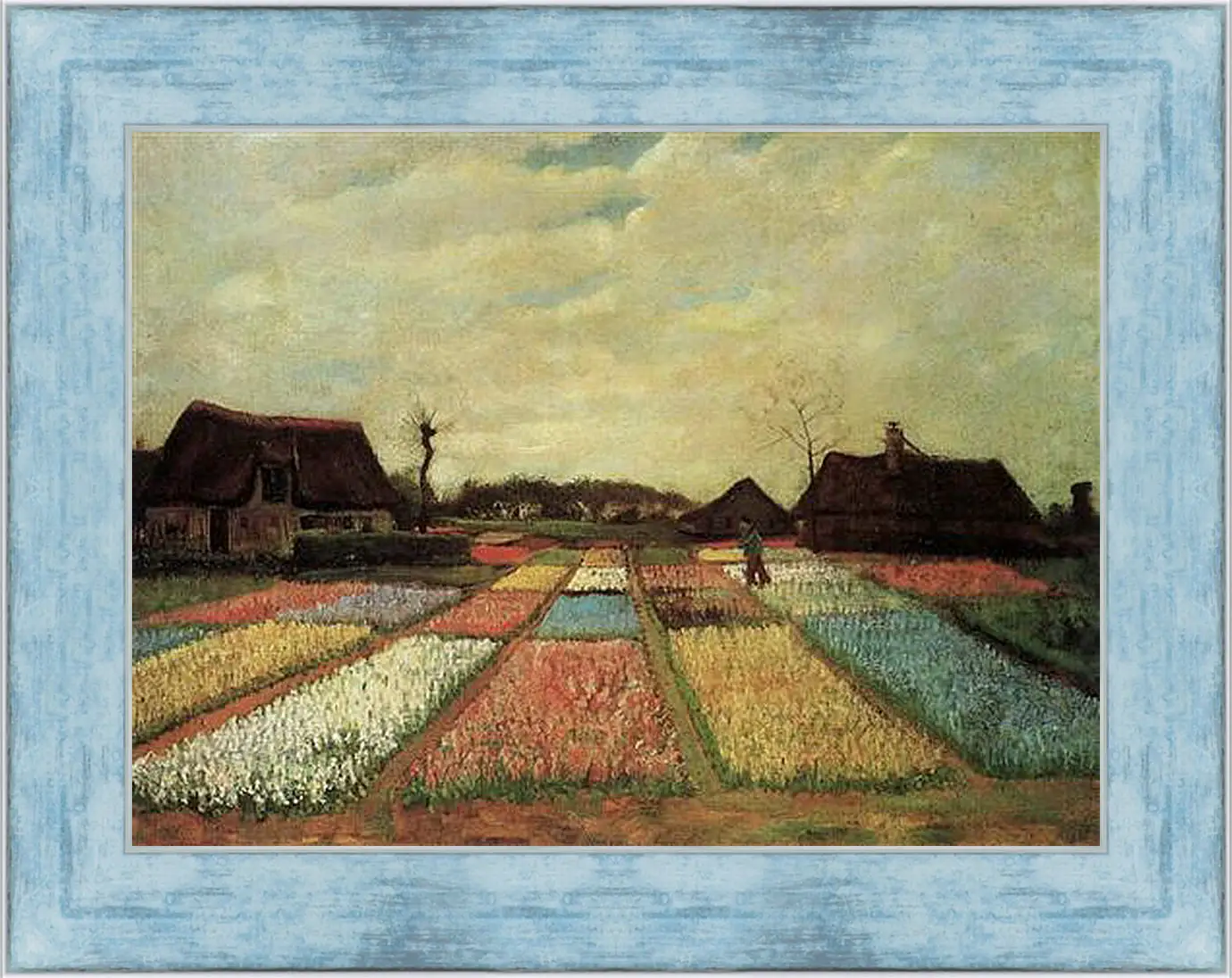 Картина в раме - Bulb Fields. Винсент Ван Гог