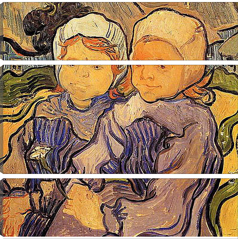 Модульная картина - Two Children 2. Винсент Ван Гог