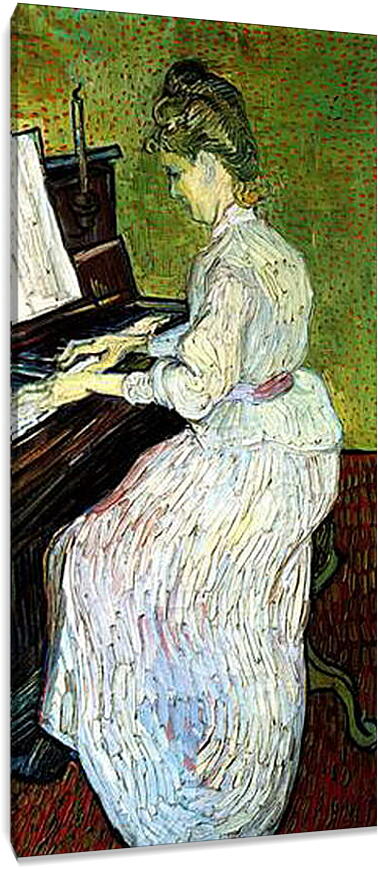 Постер и плакат - Marguerite Gachet at the Piano. Винсент Ван Гог