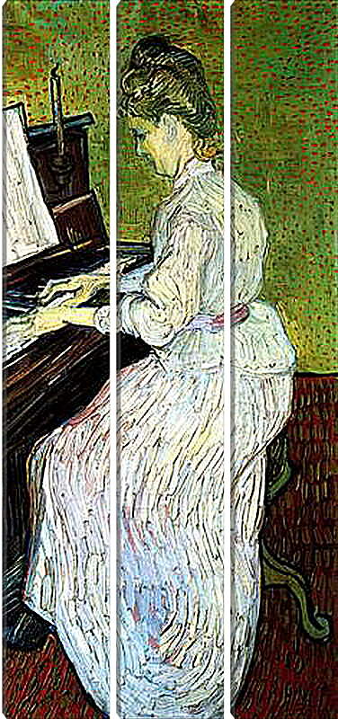 Модульная картина - Marguerite Gachet at the Piano. Винсент Ван Гог