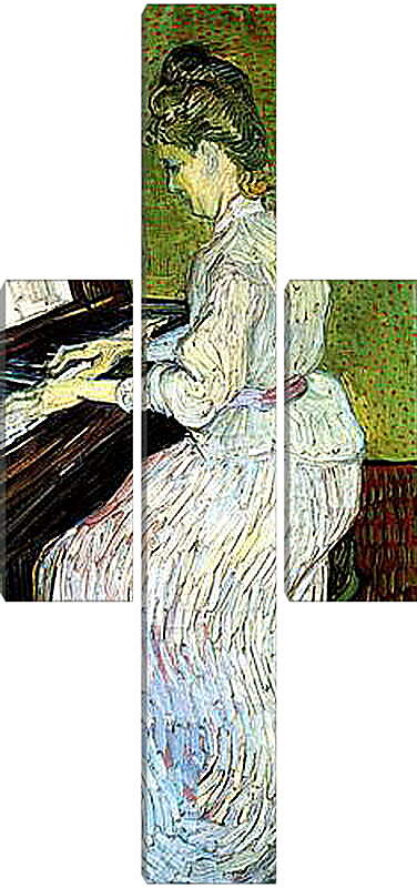 Модульная картина - Marguerite Gachet at the Piano. Винсент Ван Гог