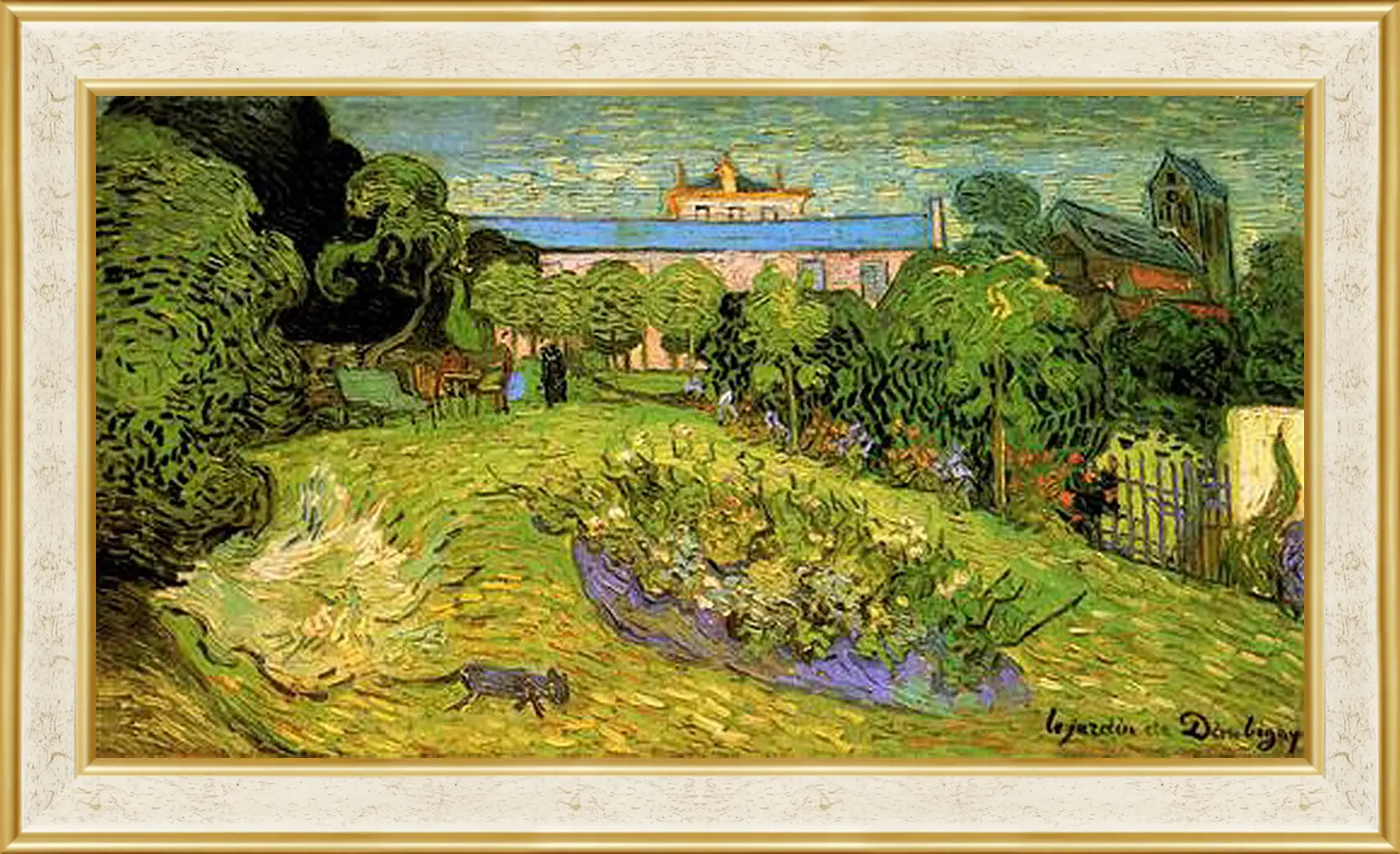 Картина в раме - Daubigny s Garden 2. Винсент Ван Гог