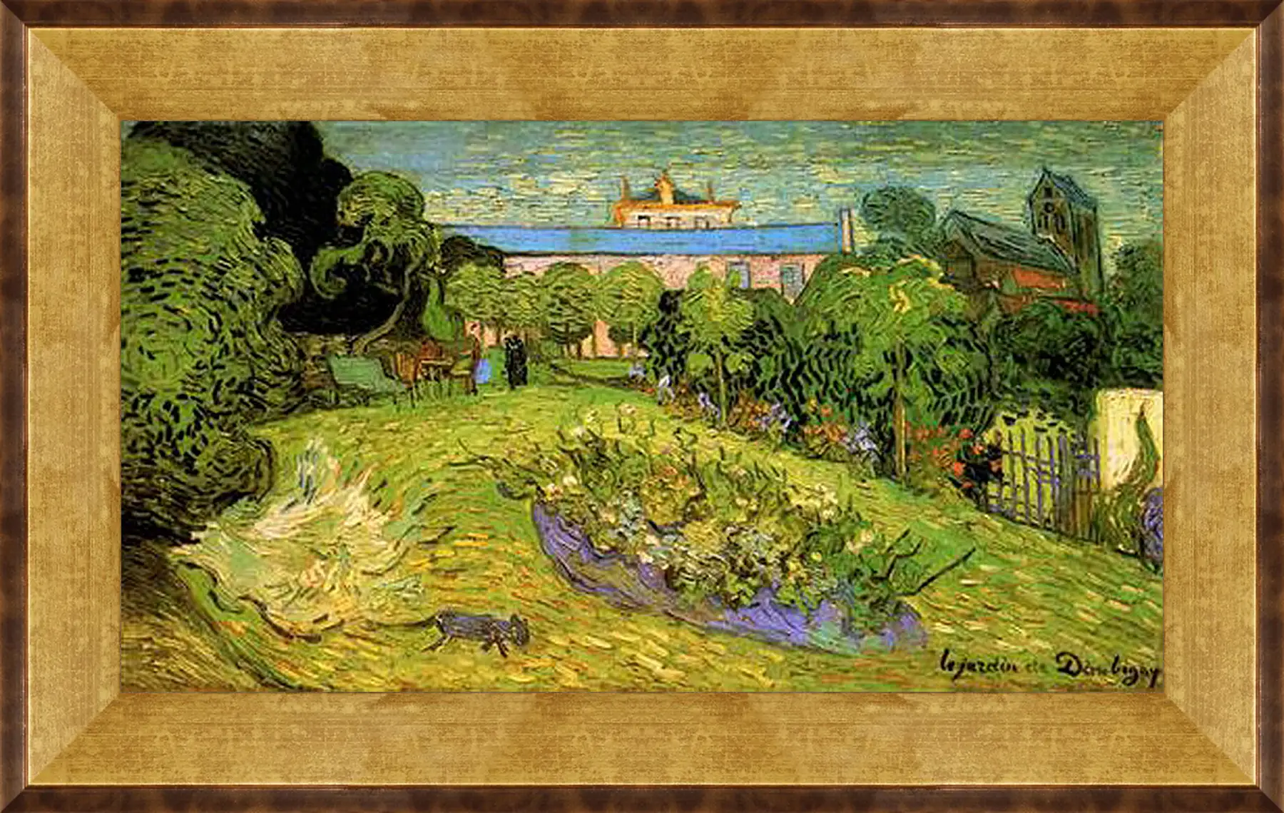 Картина в раме - Daubigny s Garden 2. Винсент Ван Гог