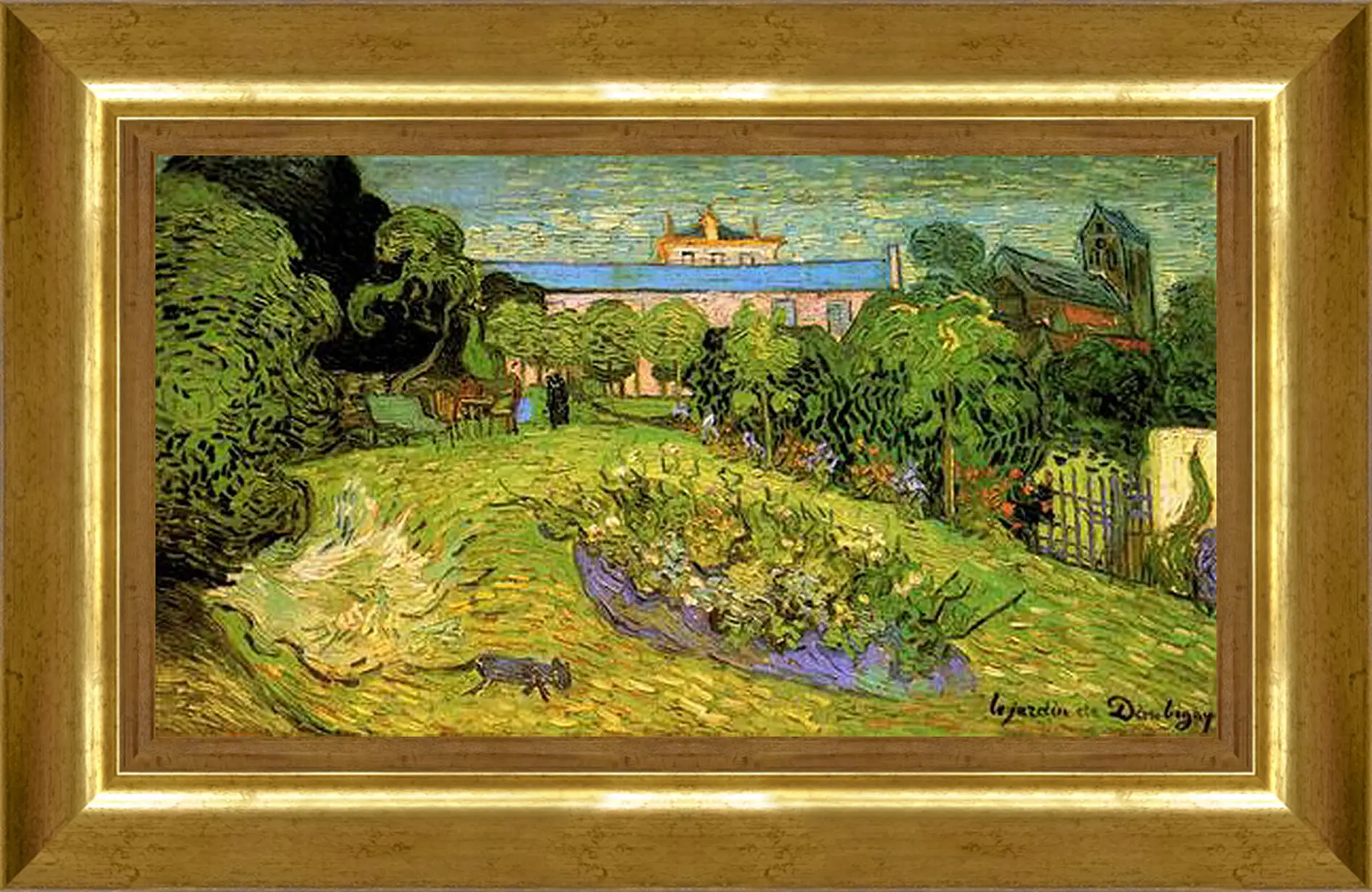 Картина в раме - Daubigny s Garden 2. Винсент Ван Гог