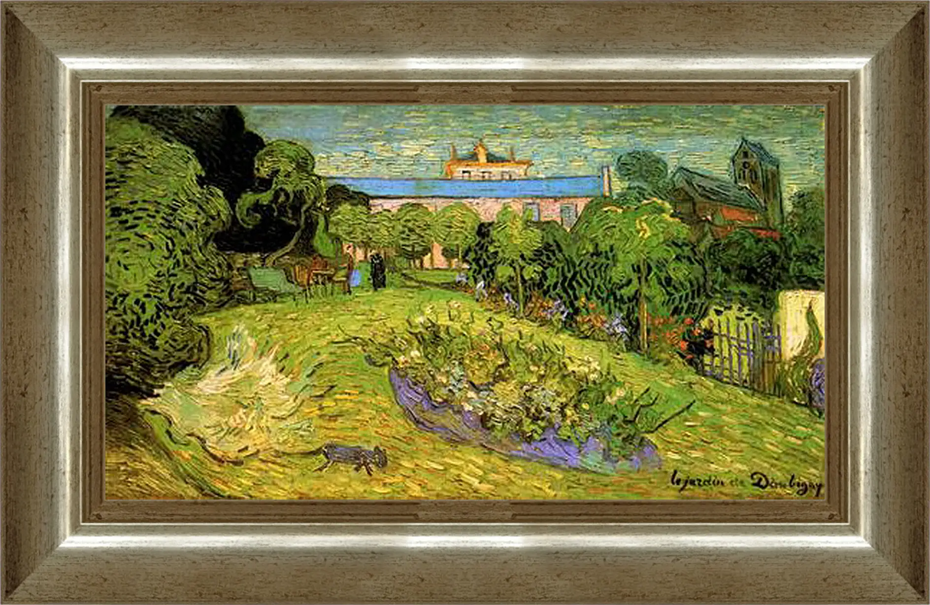 Картина в раме - Daubigny s Garden 2. Винсент Ван Гог