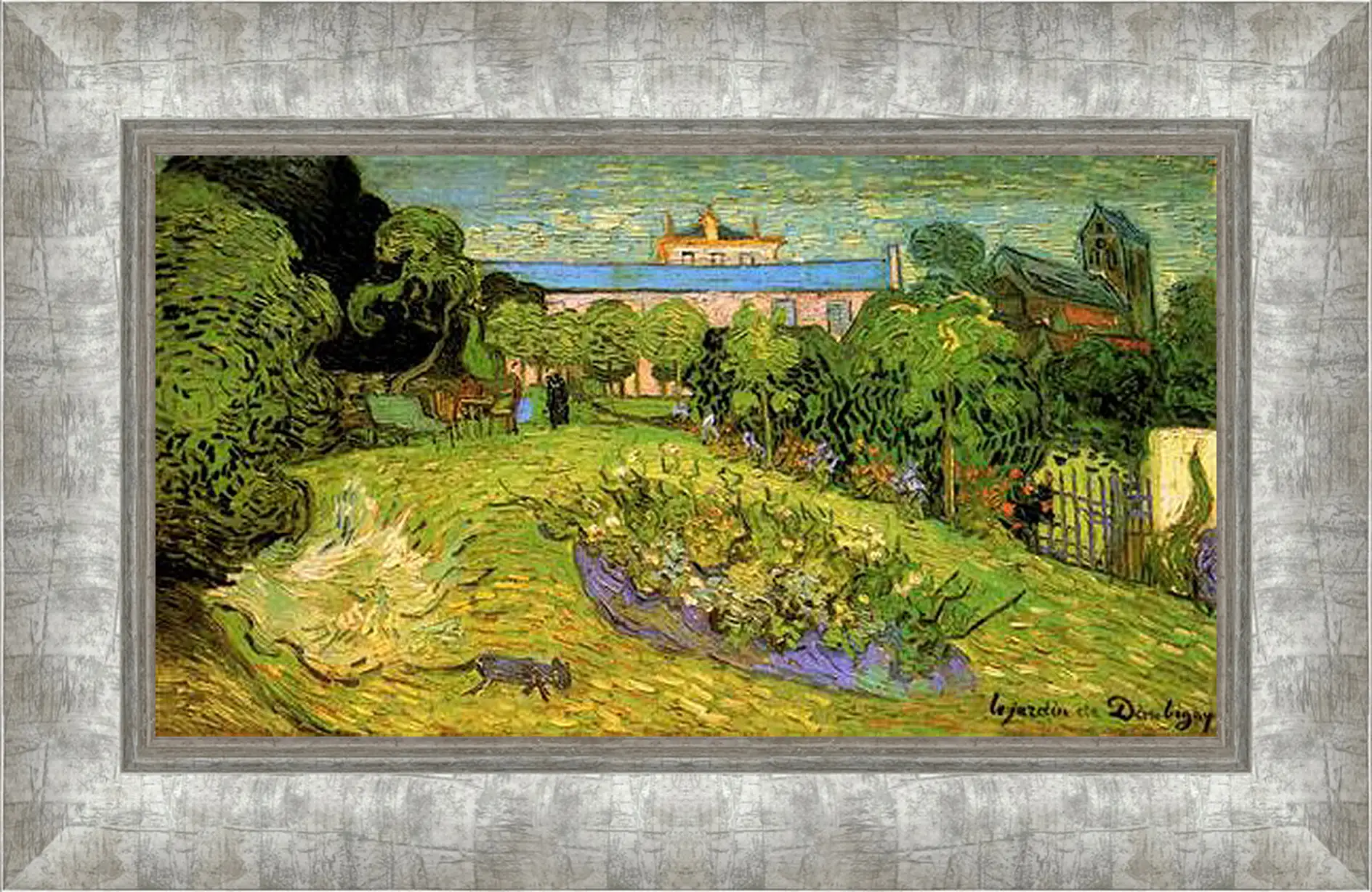 Картина в раме - Daubigny s Garden 2. Винсент Ван Гог