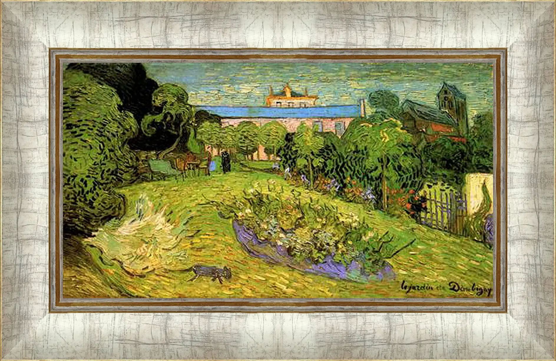 Картина в раме - Daubigny s Garden 2. Винсент Ван Гог