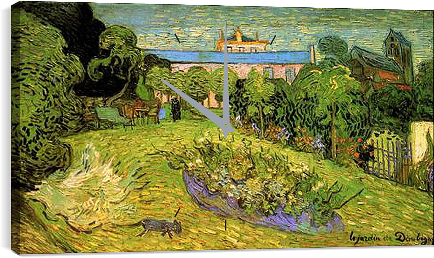 Часы картина - Daubigny s Garden 2. Винсент Ван Гог