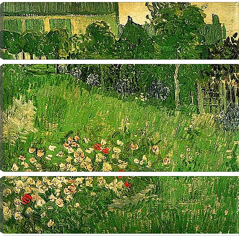 Модульная картина - Daubigny s Garden. Винсент Ван Гог