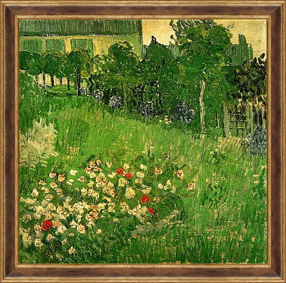 Картина в раме - Daubigny s Garden. Винсент Ван Гог