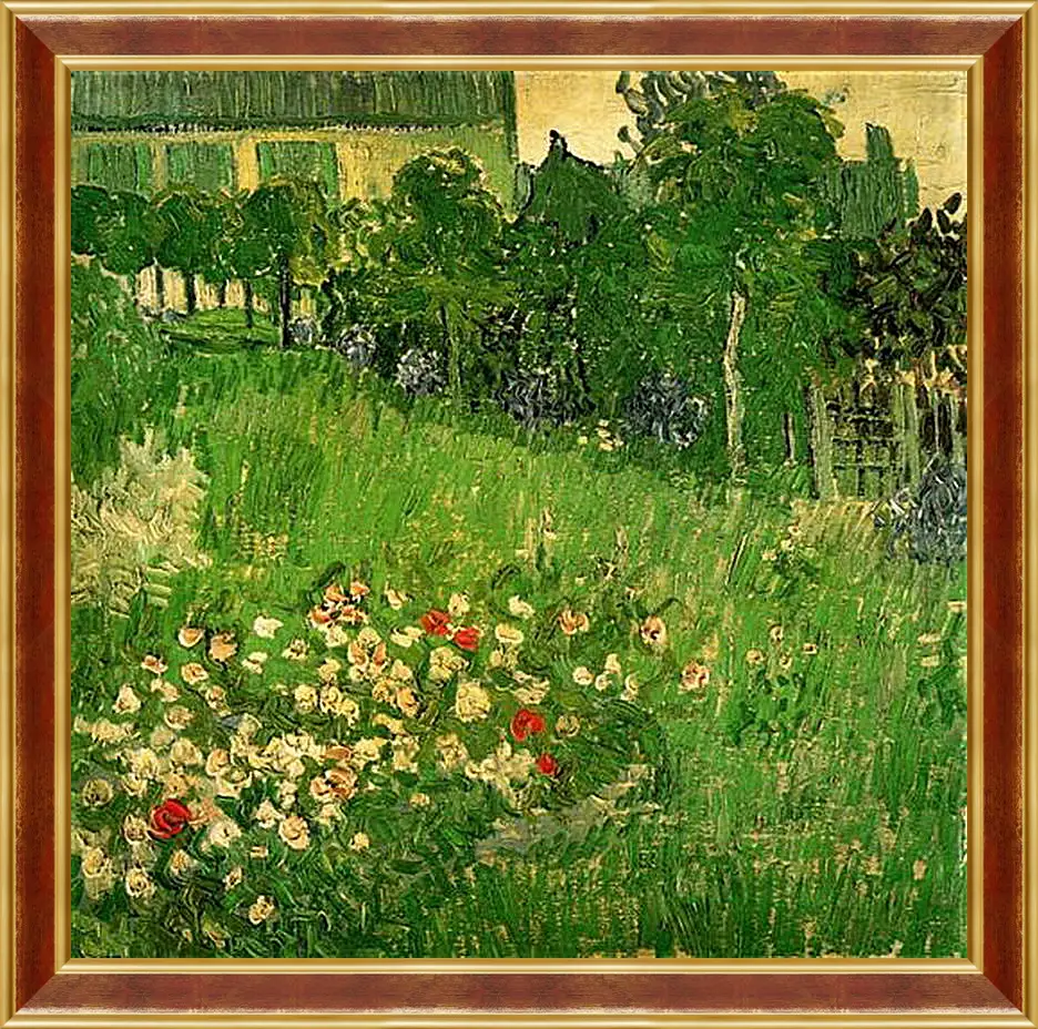 Картина в раме - Daubigny s Garden. Винсент Ван Гог