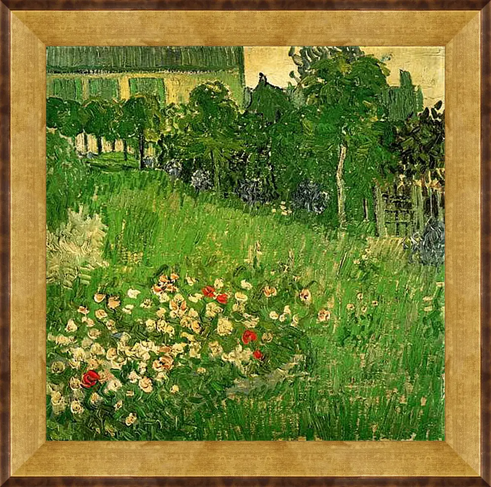 Картина в раме - Daubigny s Garden. Винсент Ван Гог