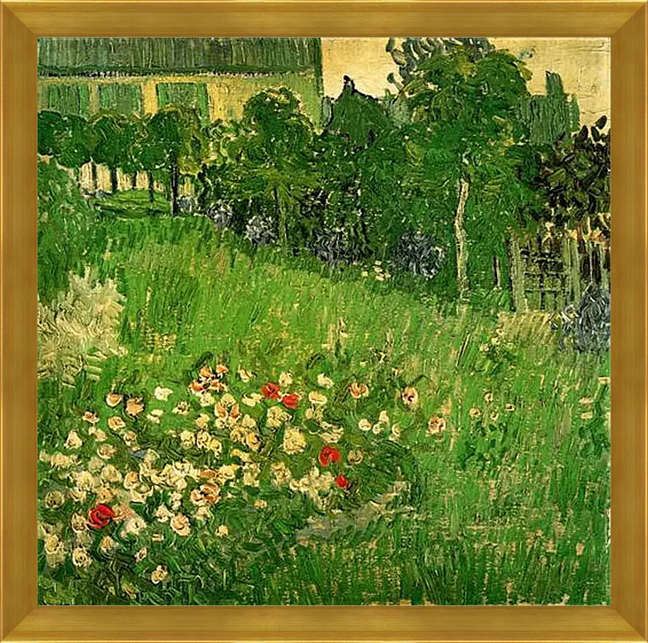 Картина в раме - Daubigny s Garden. Винсент Ван Гог