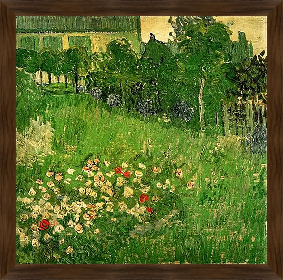 Картина в раме - Daubigny s Garden. Винсент Ван Гог