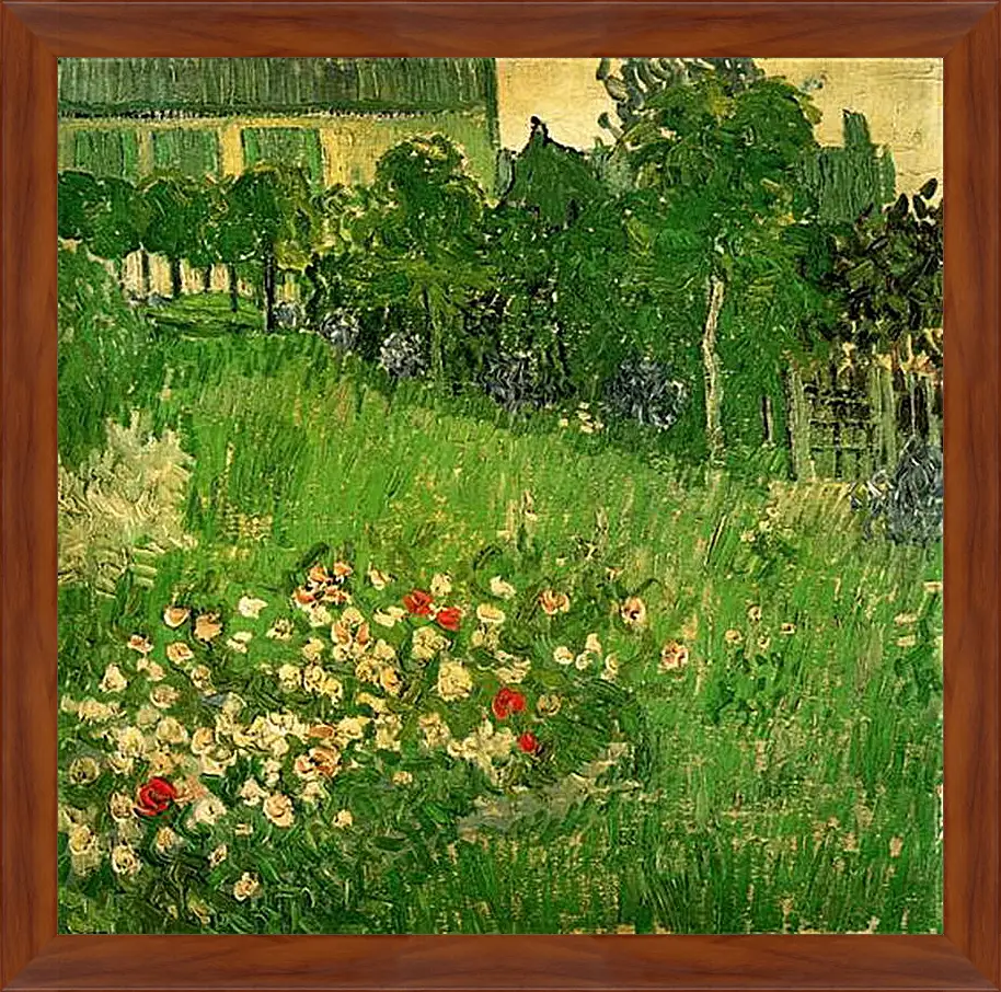 Картина в раме - Daubigny s Garden. Винсент Ван Гог