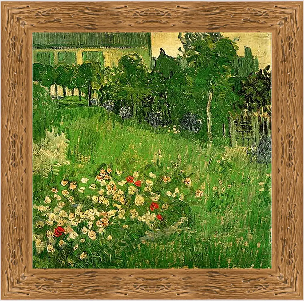 Картина в раме - Daubigny s Garden. Винсент Ван Гог