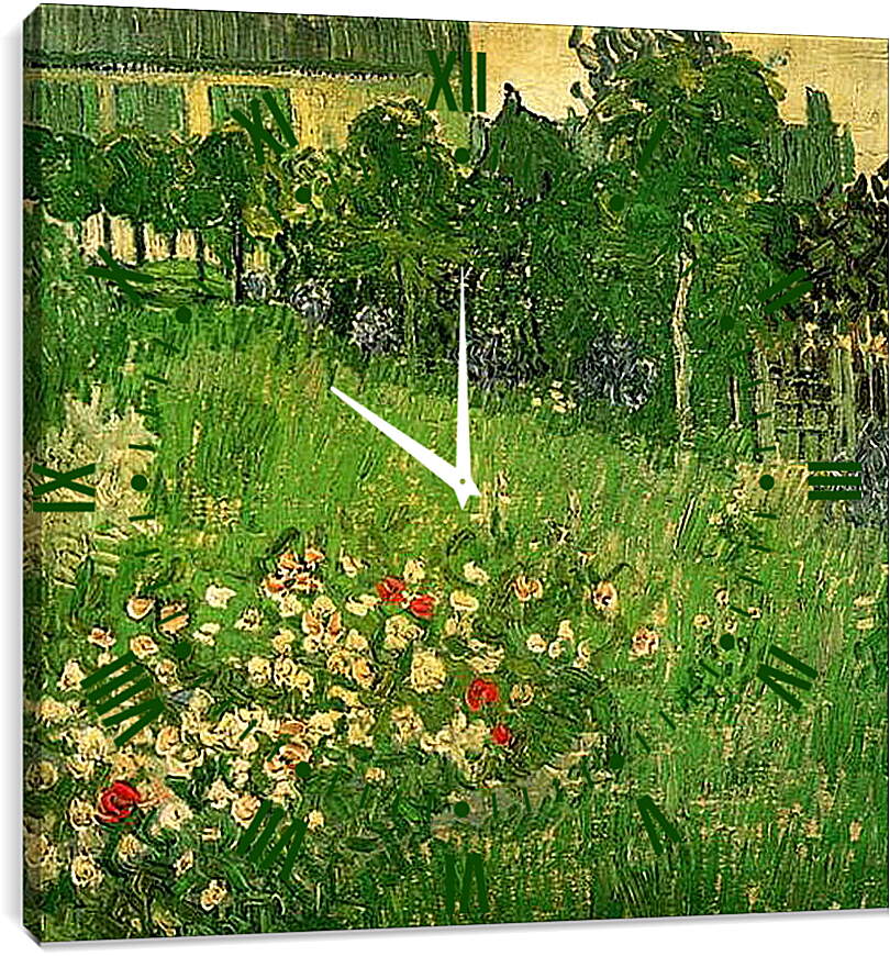 Часы картина - Daubigny s Garden. Винсент Ван Гог