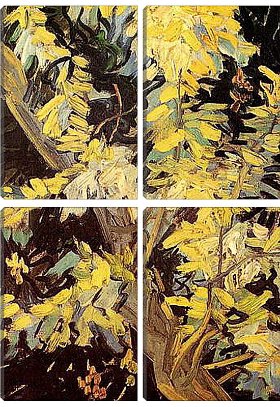 Модульная картина - Blossoming Acacia Branches. Винсент Ван Гог