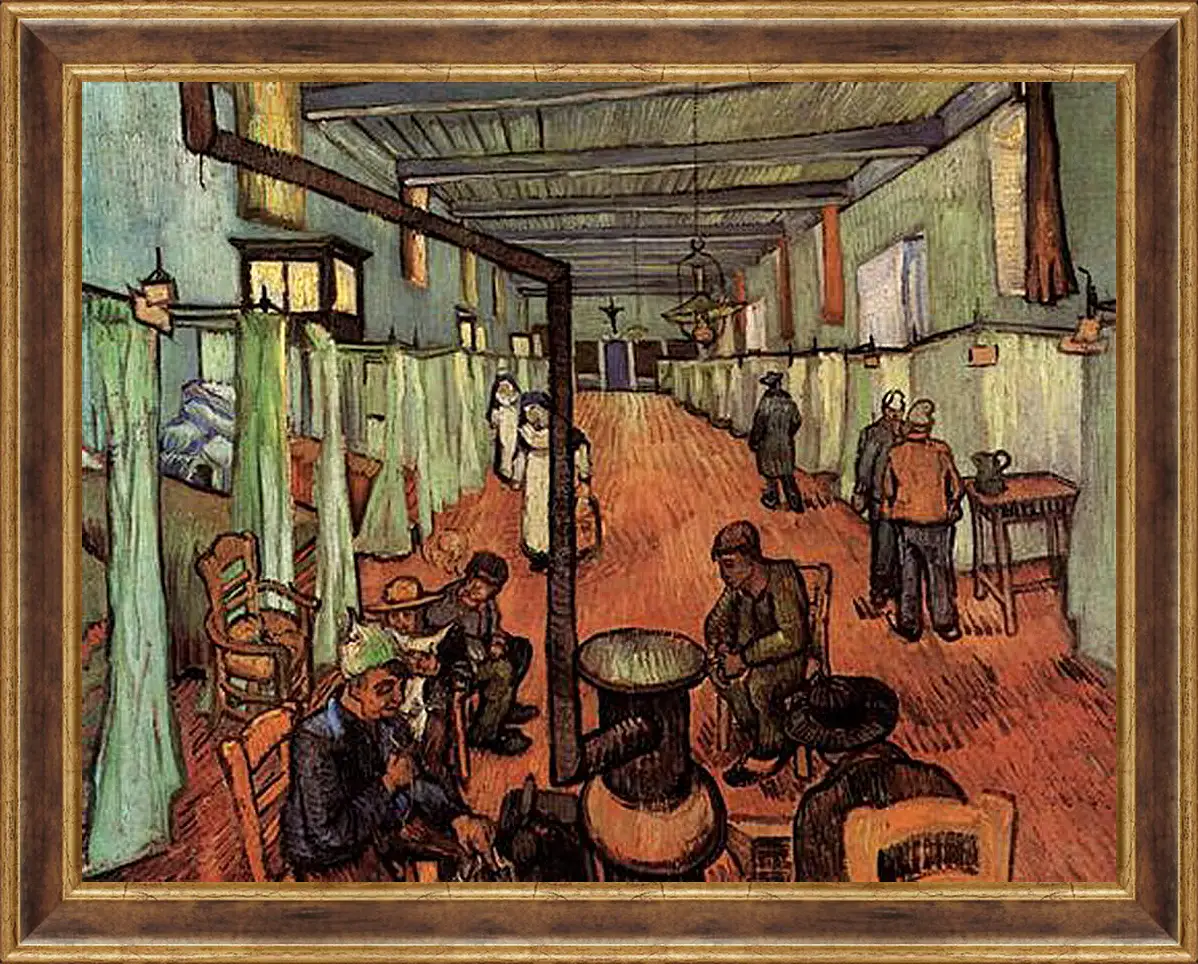 Картина в раме - Ward in the Hospital in Arles. Винсент Ван Гог