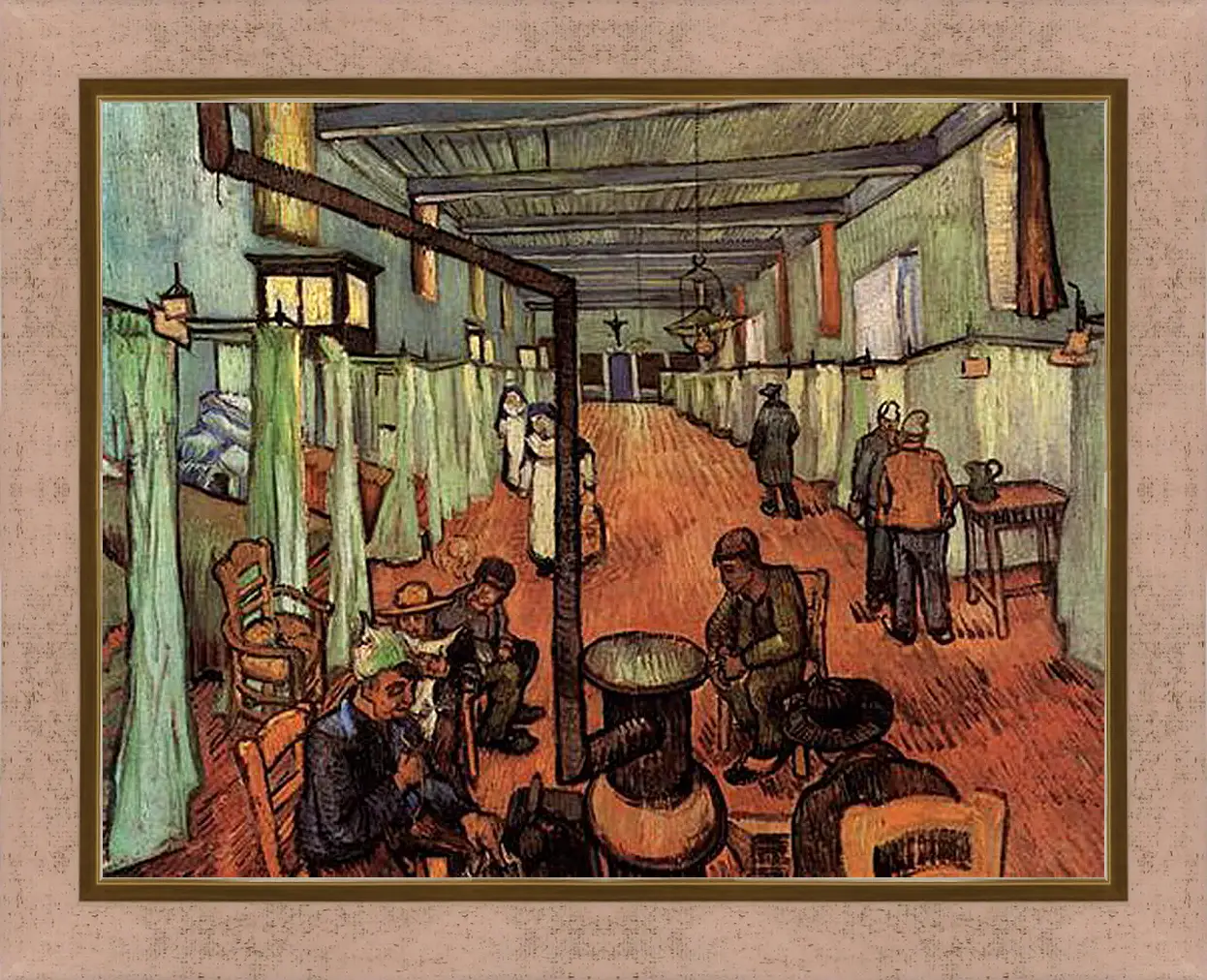 Картина в раме - Ward in the Hospital in Arles. Винсент Ван Гог