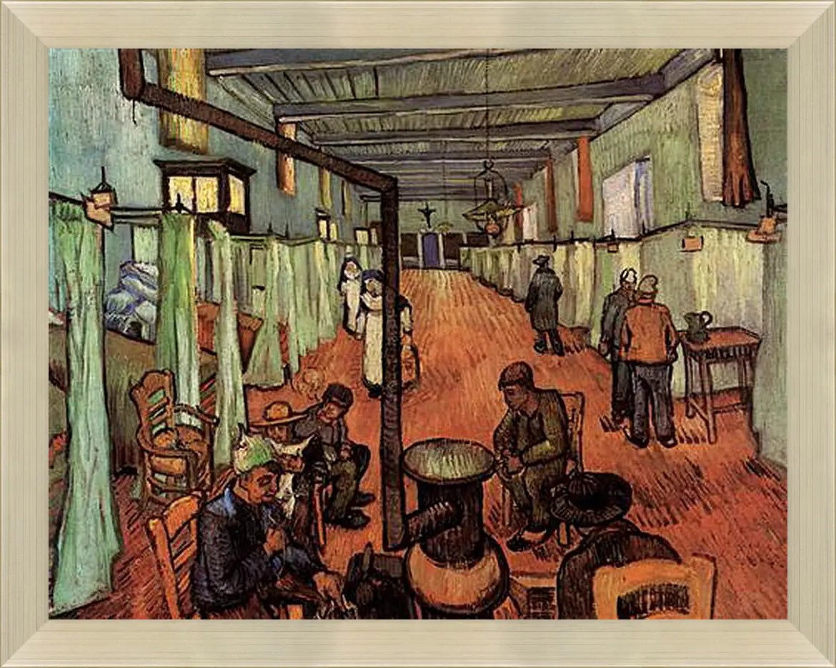 Картина в раме - Ward in the Hospital in Arles. Винсент Ван Гог