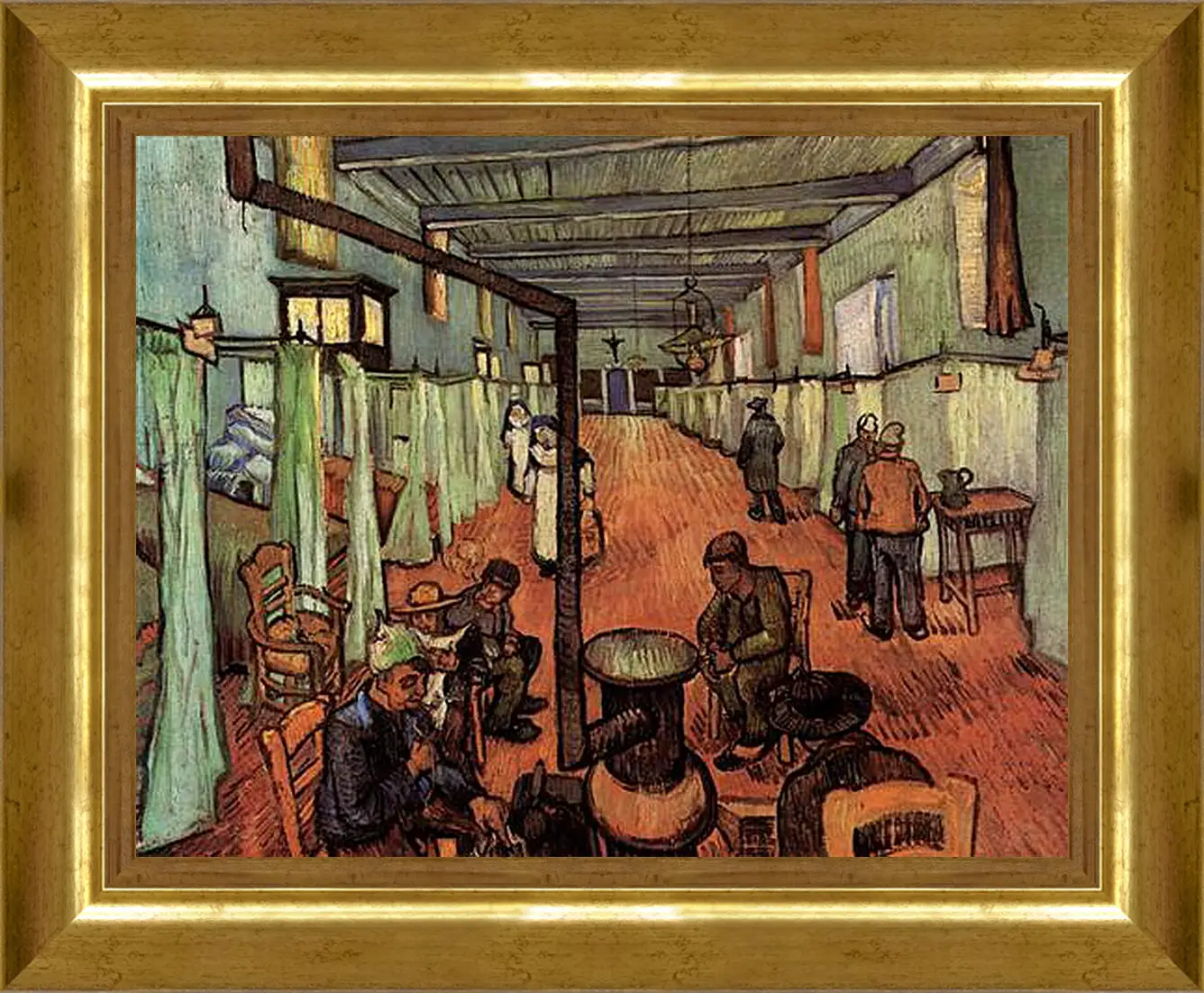 Картина в раме - Ward in the Hospital in Arles. Винсент Ван Гог