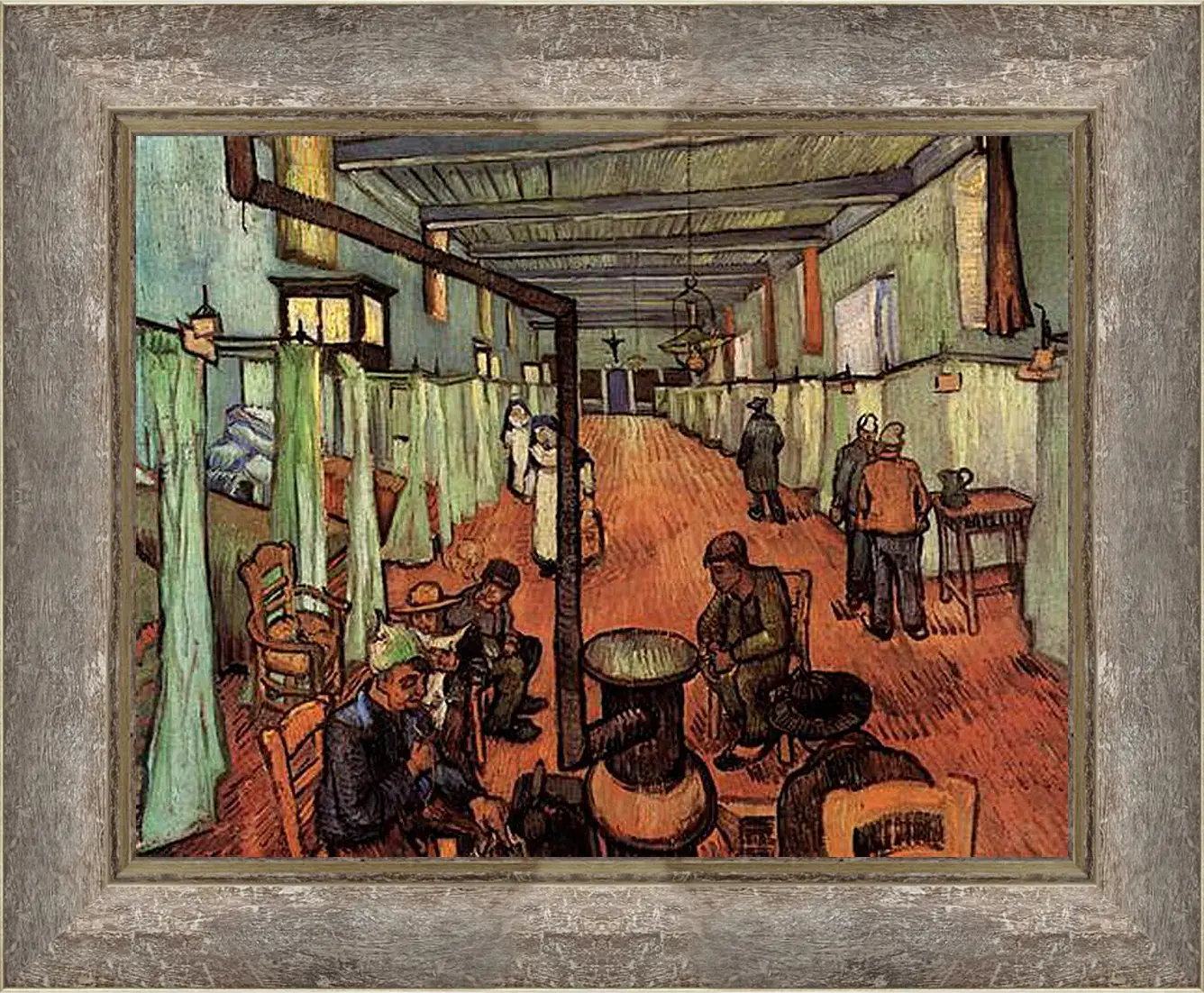 Картина в раме - Ward in the Hospital in Arles. Винсент Ван Гог