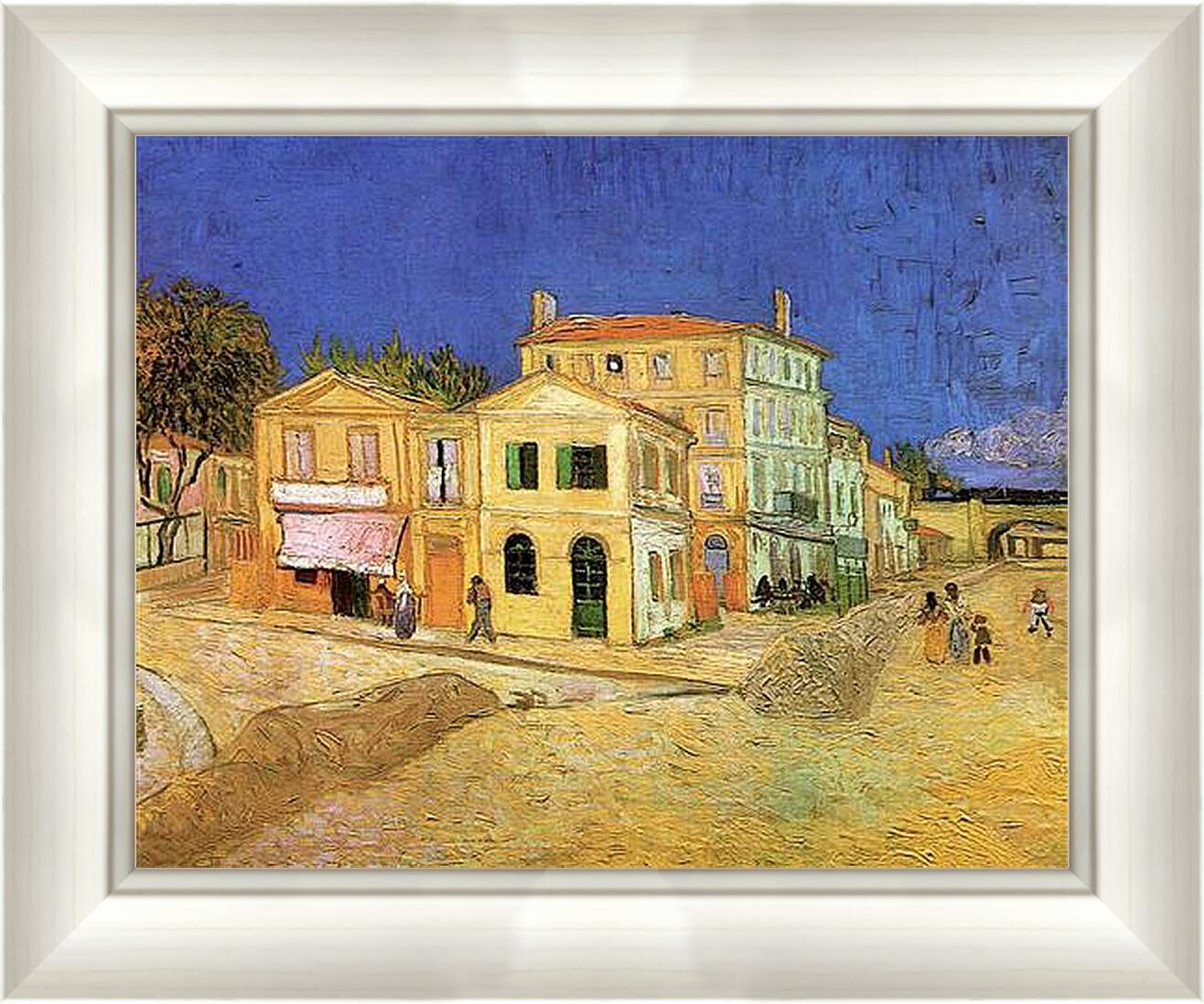 Картина в раме - Vincent s House in Arles The Yellow House. Винсент Ван Гог