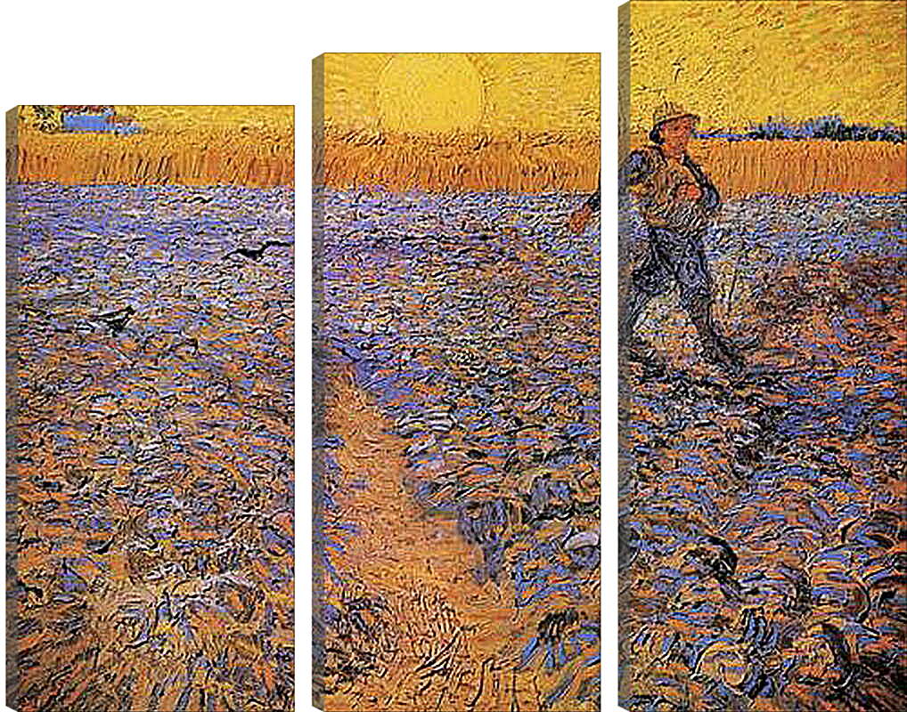 Модульная картина - The Sower 4. Винсент Ван Гог