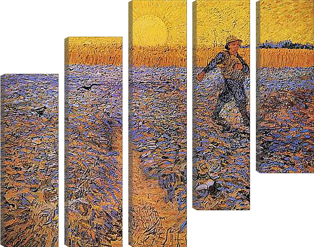 Модульная картина - The Sower 4. Винсент Ван Гог