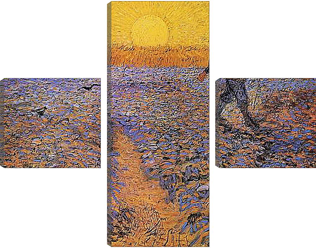 Модульная картина - The Sower 4. Винсент Ван Гог