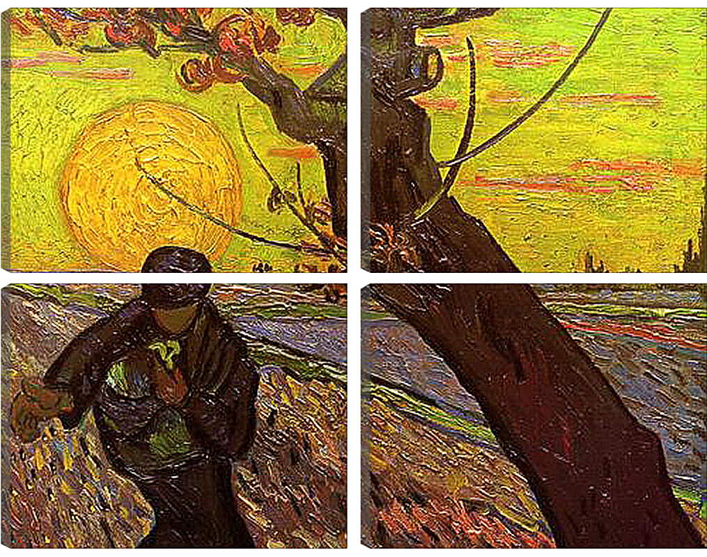 Модульная картина - The Sower 2. Винсент Ван Гог
