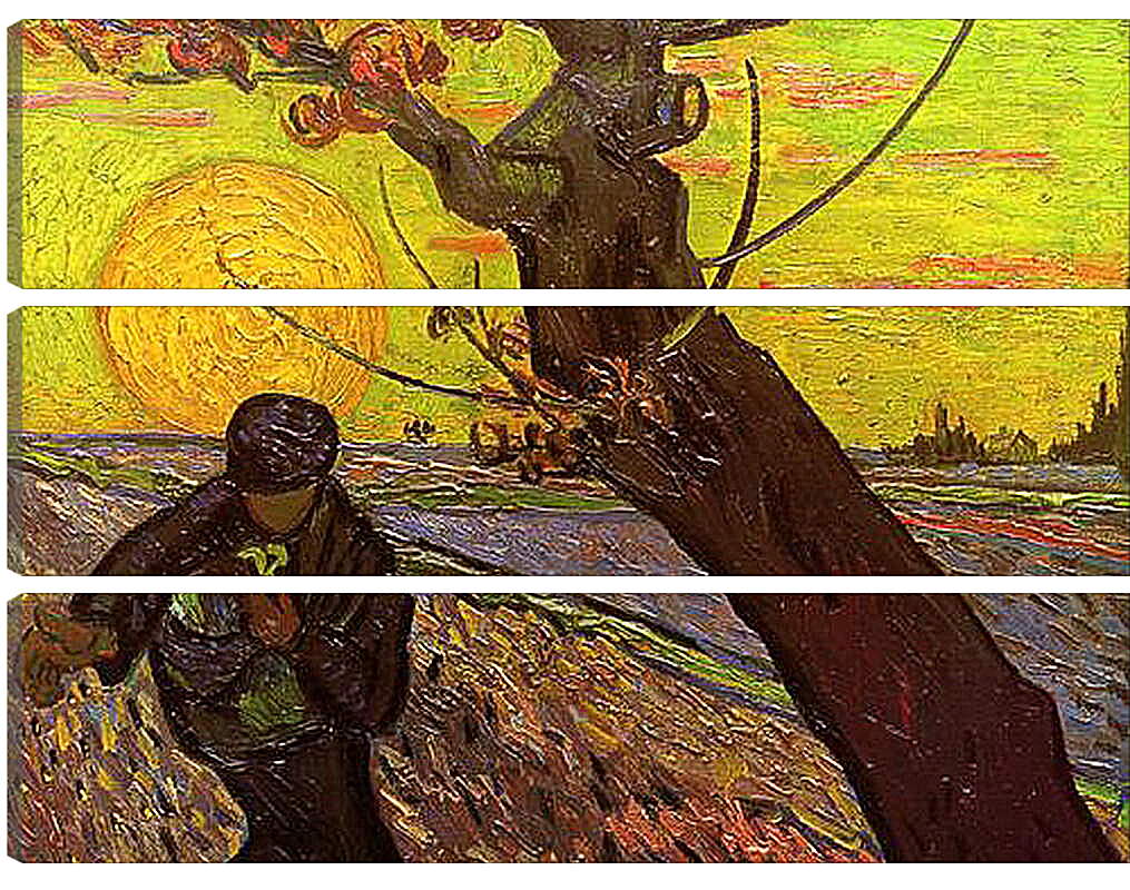 Модульная картина - The Sower 2. Винсент Ван Гог