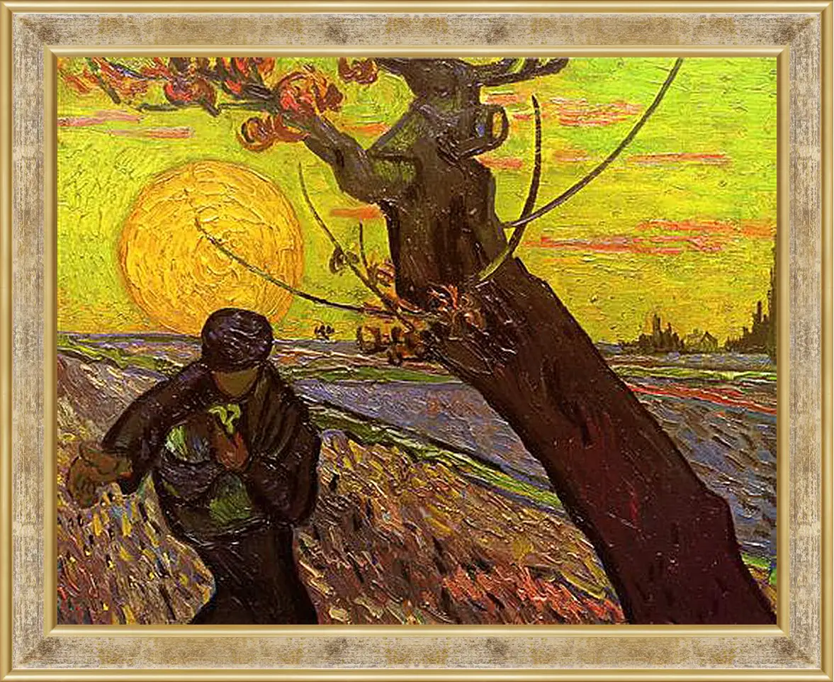 Картина в раме - The Sower 2. Винсент Ван Гог