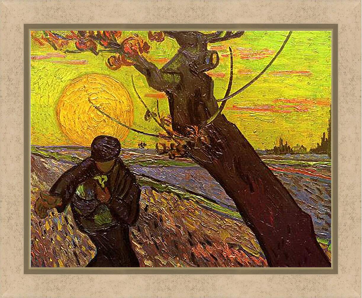 Картина в раме - The Sower 2. Винсент Ван Гог