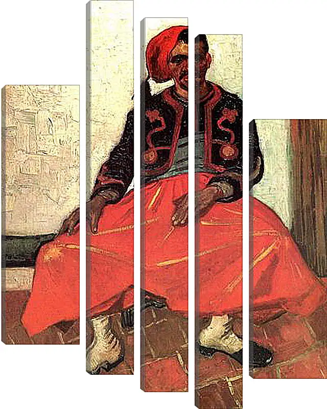 Модульная картина - The Seated Zouave. Винсент Ван Гог