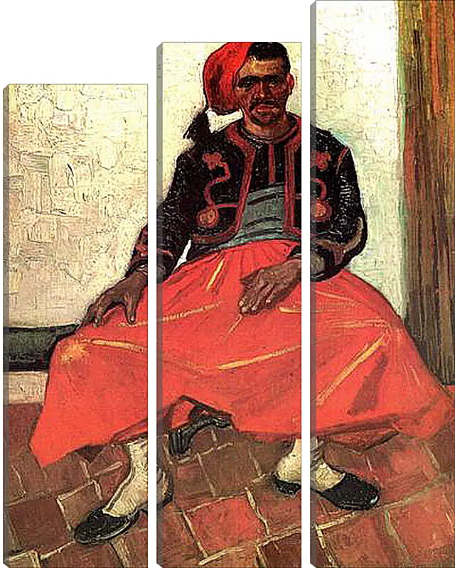 Модульная картина - The Seated Zouave. Винсент Ван Гог