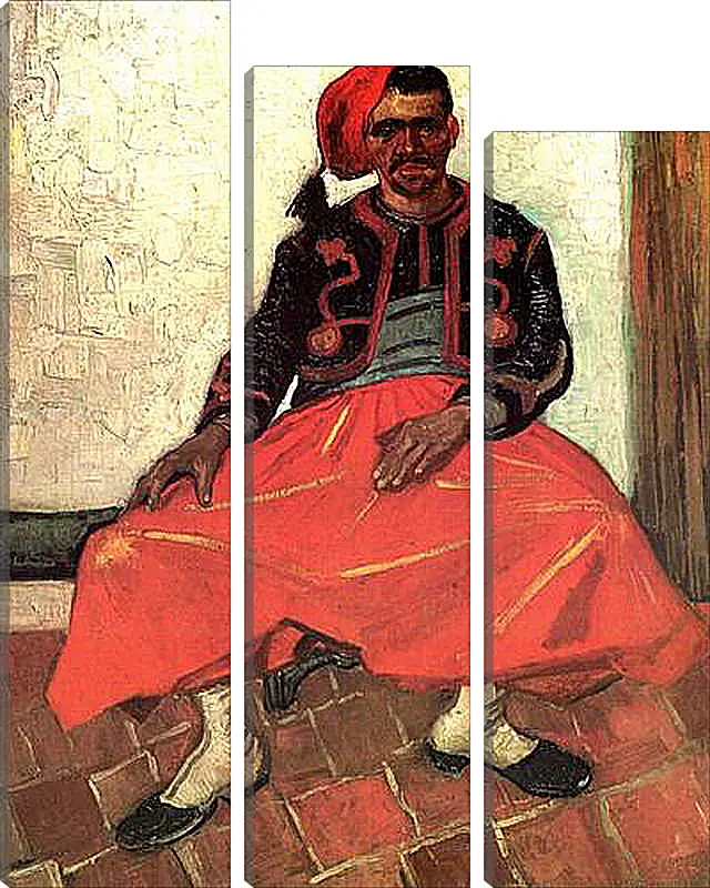 Модульная картина - The Seated Zouave. Винсент Ван Гог