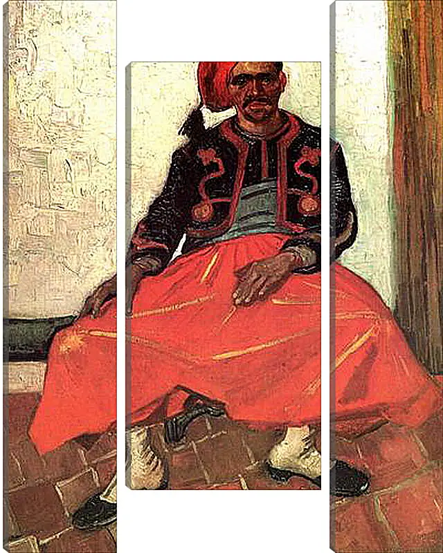 Модульная картина - The Seated Zouave. Винсент Ван Гог